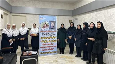 به مناسبت روز جهانی ایمنی بیمار؛ بازدید و گرامیداشت در بیمارستان شهید دکتر بهشتی مراغه