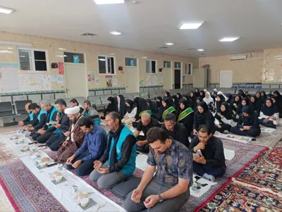 برگزاری مراسم زیارت عاشورا در بیمارستان
