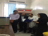 بازدید بازرس سازمان انتقال خون استان از واحد بانک خون بیمارستان شهید دکتر بهشتی مراغه
