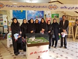 بازدید کارکنان بیمارستان شهید دکتر بهشتی مراغه از غرفه ی خیرین سلامت