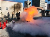 مانور آتش نشانی و اطفاء حریق به روایت تصویر 