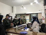 دیدار فرمانده سپاه ناحیه مراغه از پرستاران بیمارستان شهید دکتر بهشتی مراغه